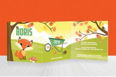 Schattig Herfst Vosje